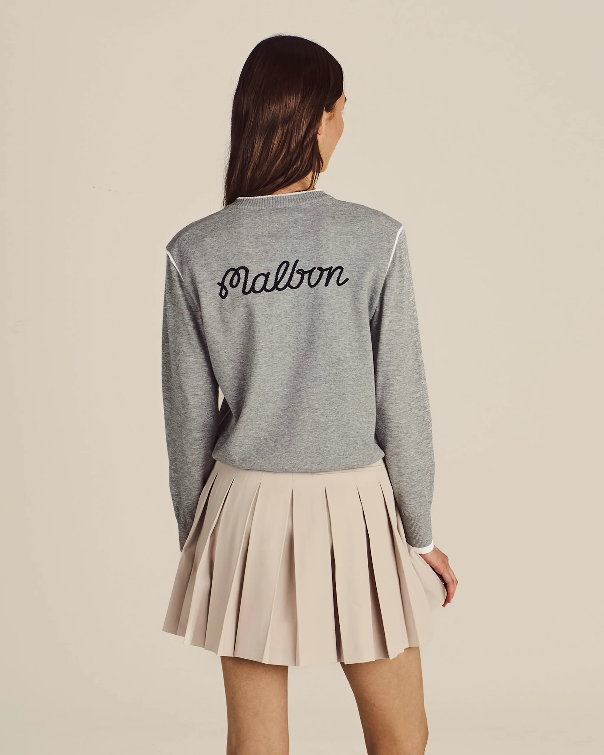 STUDIO SEOUL HIGH-LOW PLEATED SKIRT - Image 4