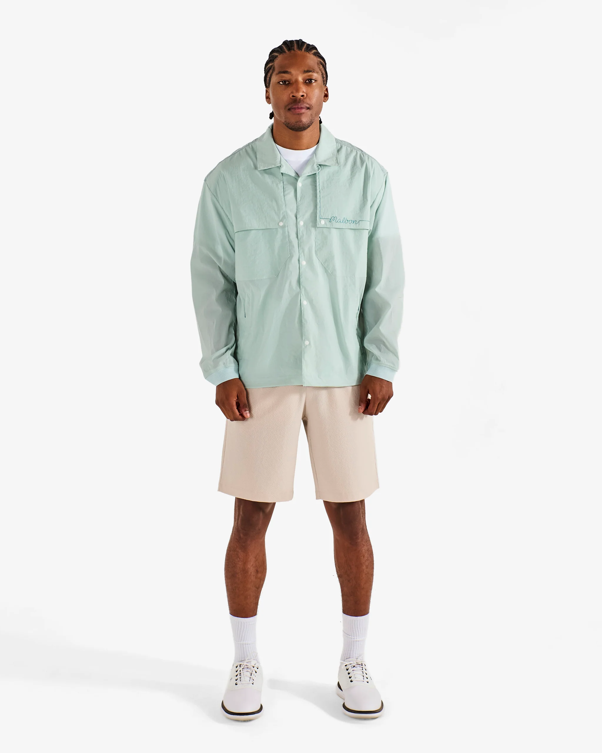 STUDIO SEOUL MESH VENTILATION COLLAR JACKET - Image 4