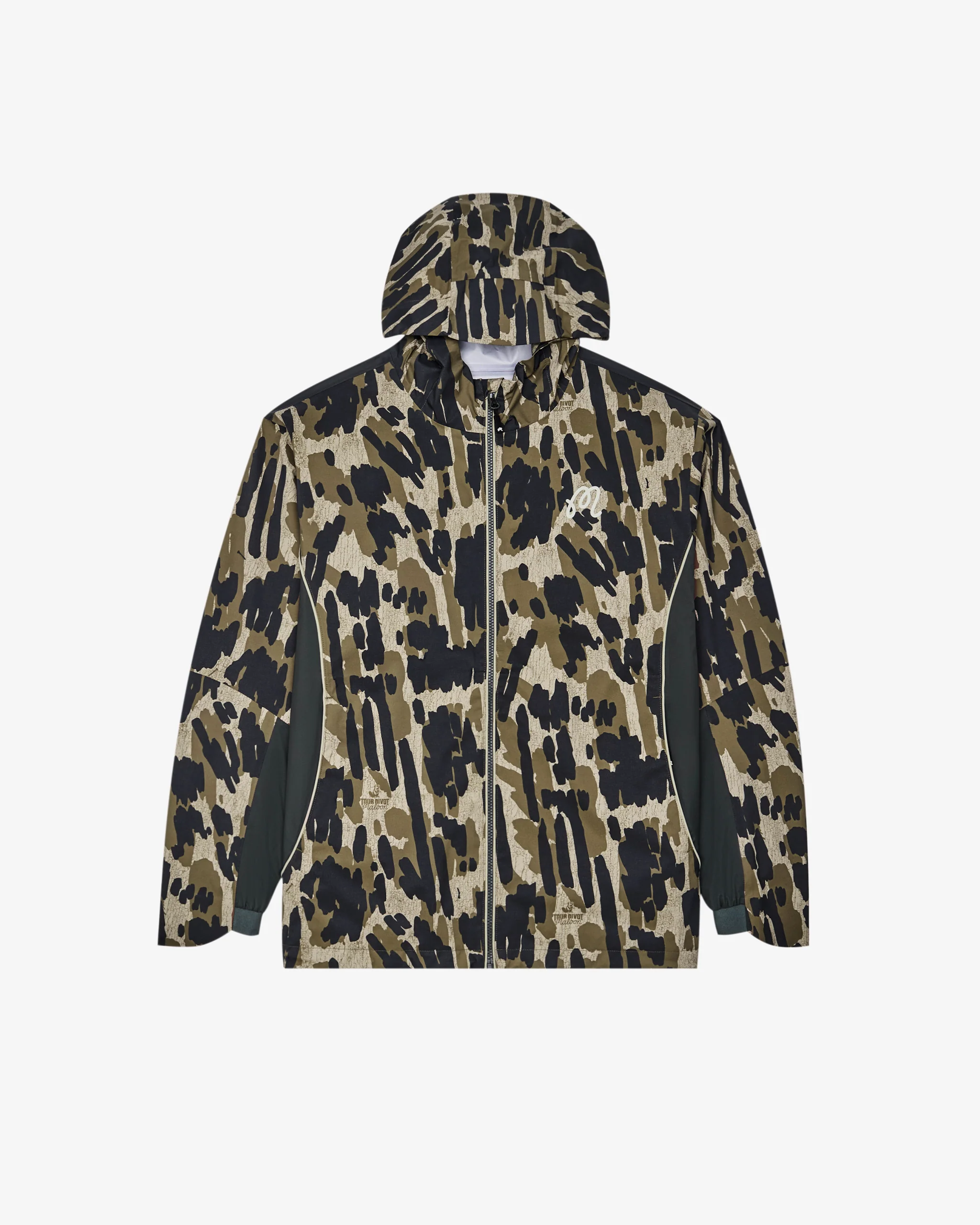 TOUR DIVOT CAMO RAIN JACKET